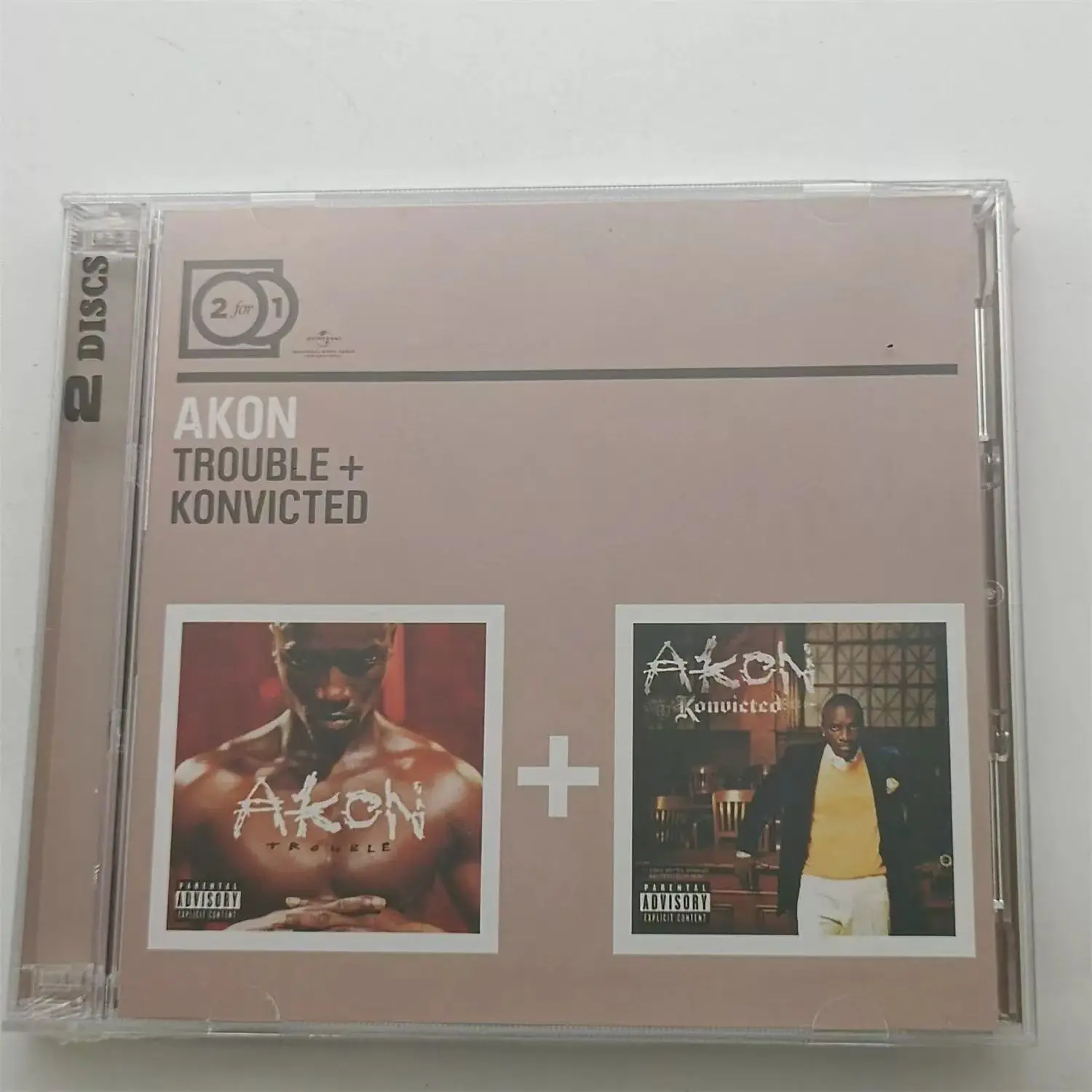 Альбом для музыки Rap R &amp B Akon музыкальный CD-диск Konvicted 2 шт. музыкальная запись