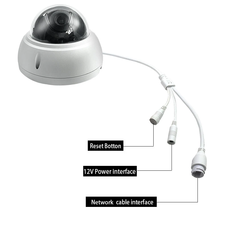 POE IP-камера 4K 8 Мп SONY IMX415 для прямой трансляции Push-видео в Youtube Facebook Twttier через RTMP H.265