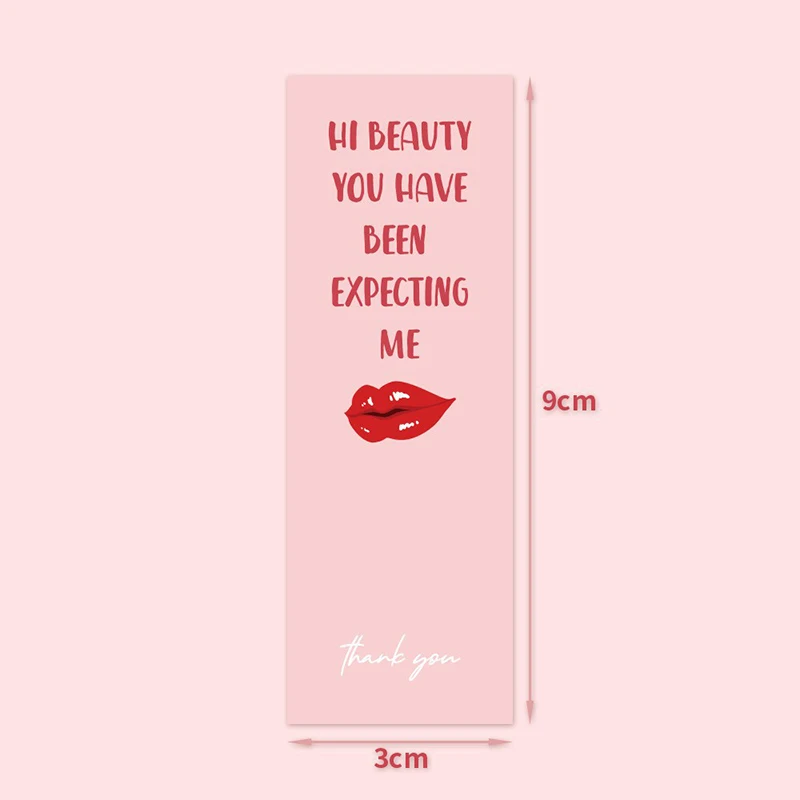 

30Pcs Seal Label Stickers Pink Thank You Valentine's Day Packaging Sealing Decor