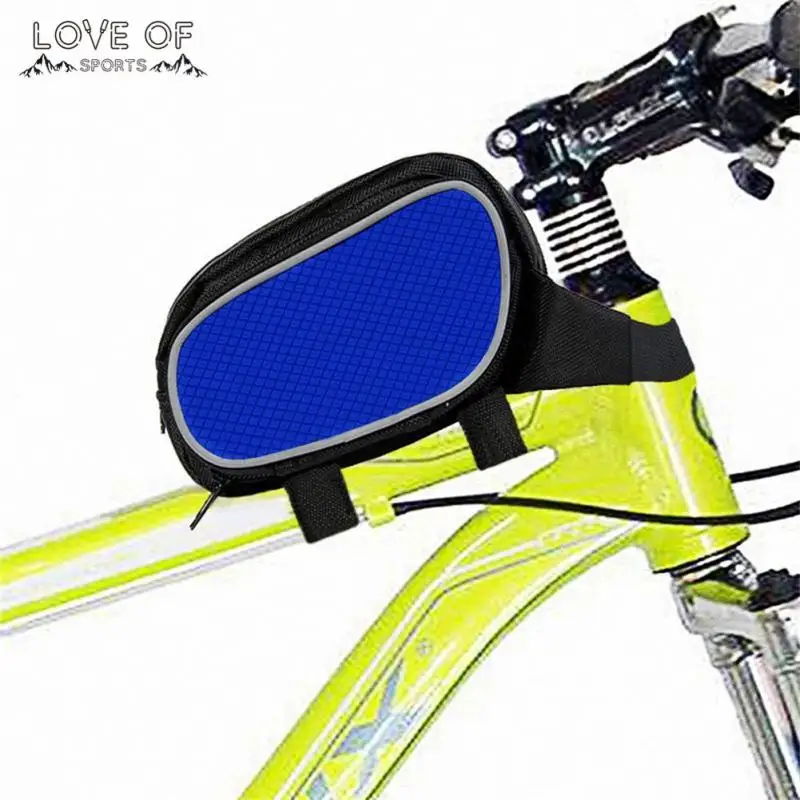 

2L Bike Bag Waterproof Reflective Front Top Frame Tube Bag Large Capacity Ultralight Bicycle Bag Cycling Pannier Bag Cycling Gea