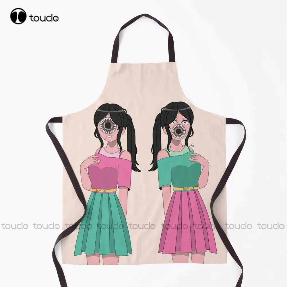 

Cookiecutter Twins Apron Cooking Aprons Garden Kitchen Customized Unisex Adult Apron Household Cleaning Apron