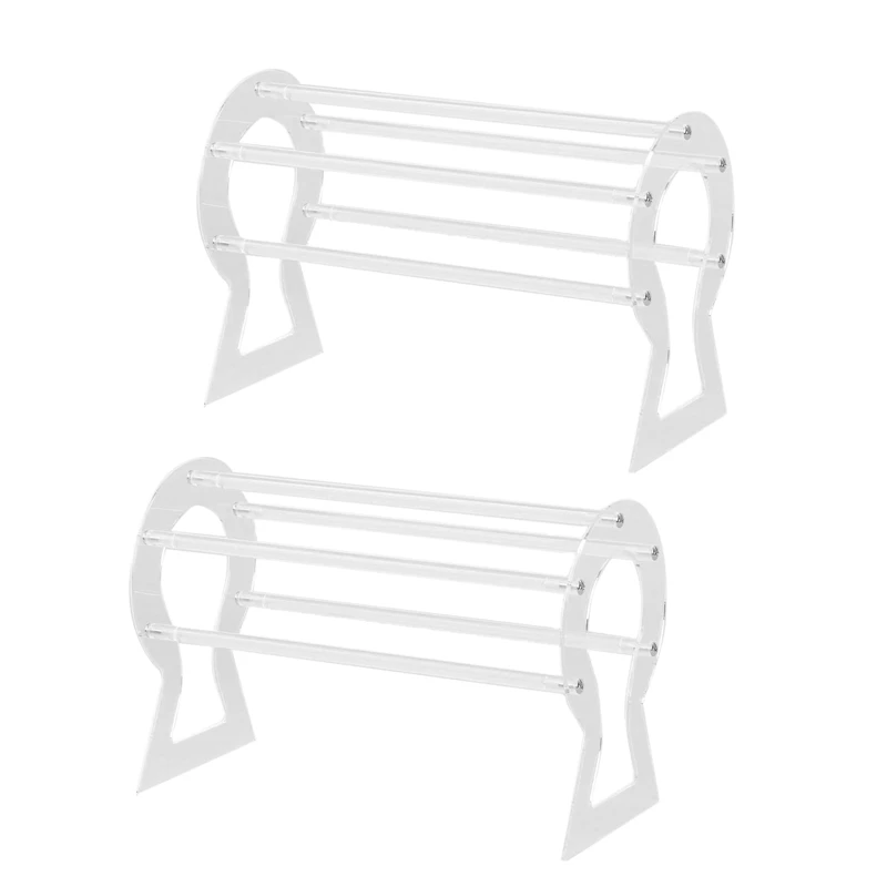 

2Pcs Acrylic Headband Holder, Detachable Clear Jewelry Organizer Display Stand For Teen Girls And Women Gifts Promotion