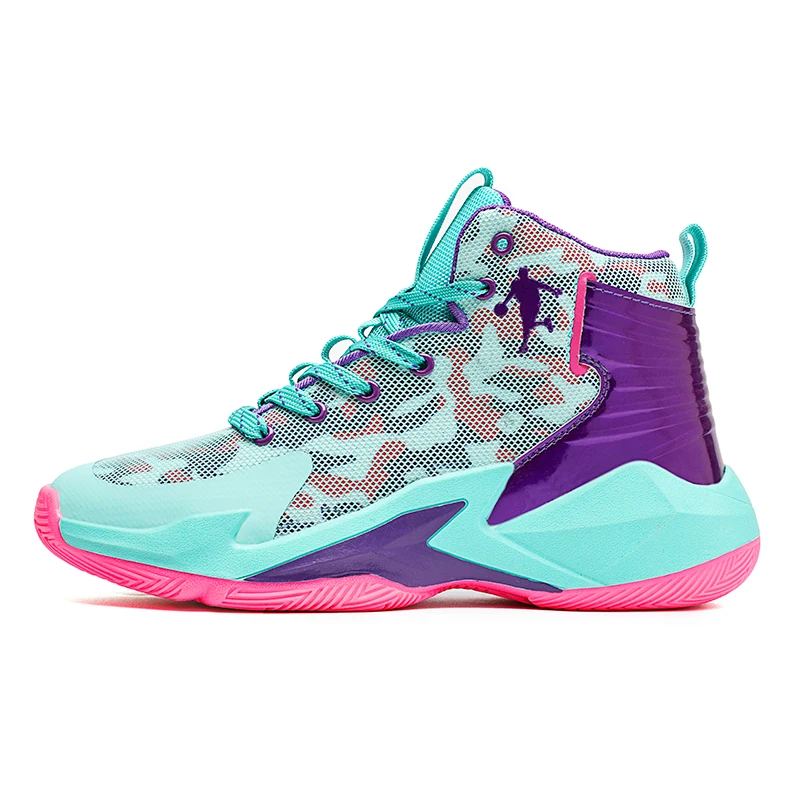 Street Mens Basketball Shoes Teenager Platform Basketball Sneakers Breathable Athletic Shoes Outdoor Non-slip Men Sport Sneakers