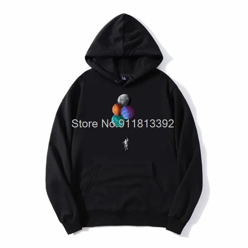 

High Quality Popular Creative Moon Hoodie Funny Harajuku Unisex Men Fleece Hooded Hoodies Sweatshirt Streetwear