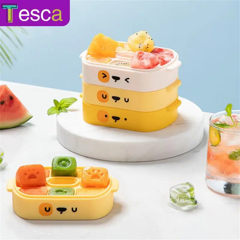 

Frozen Ice Trays With Lids Plastic Package Ice Maker Diy Bar Mold Ice Blocks Maker Model Wine Square Tray Gifts Ice Box