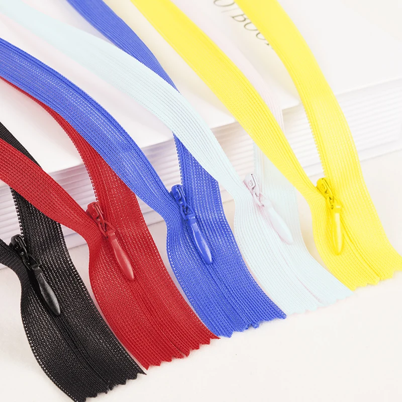 

2pcs 40/60Cm Invisible Zippers Hidden Closed Zip For Clothes Dress Underwear Backpack Pillowcase Material Sewing Accessories