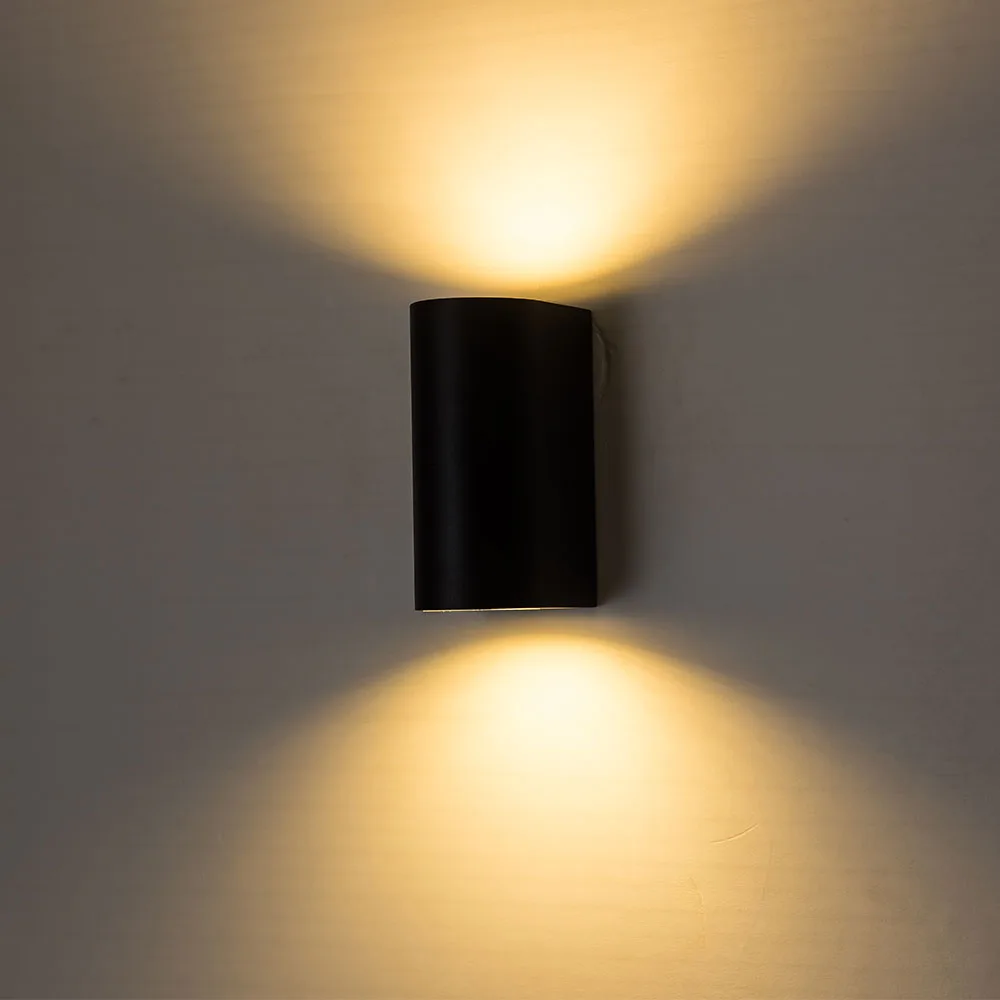

Aluminum indoor Decorate Wall Sconce bathroom bedroom LED Wall Light Black color 10W LED Wall Lamps AC100V/220V