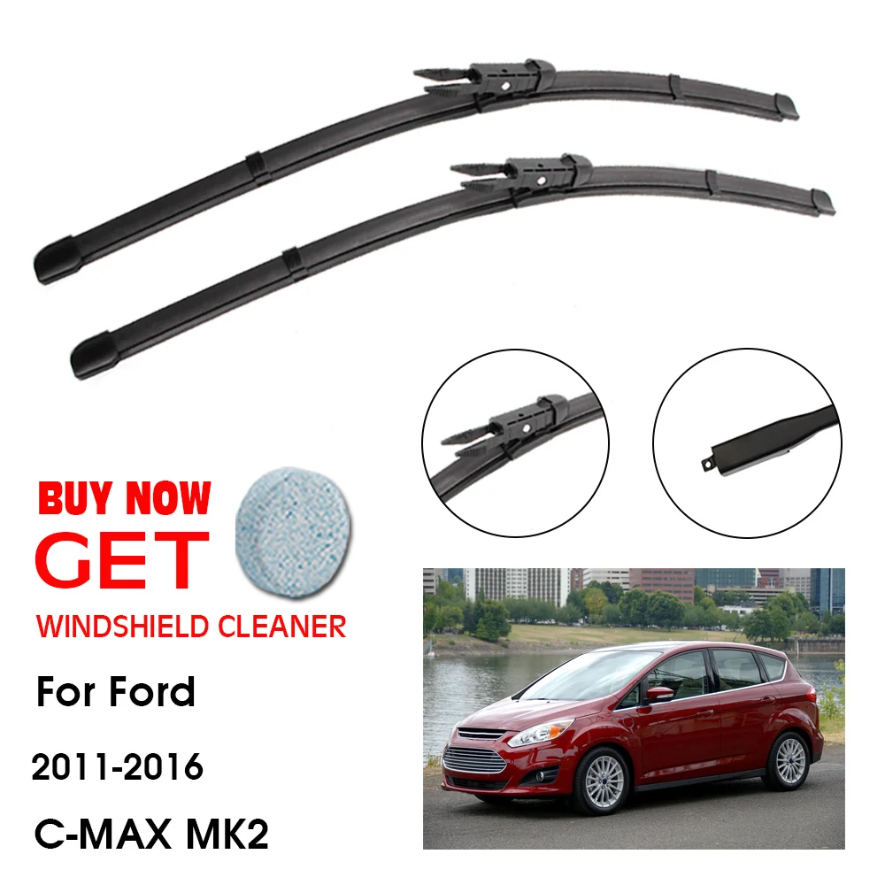 

Car Wiper Blade For Ford C-MAX MK2 30"+26"R 2011-2016 Front Window Washer Windscreen Windshield Wipers Blades Accessories