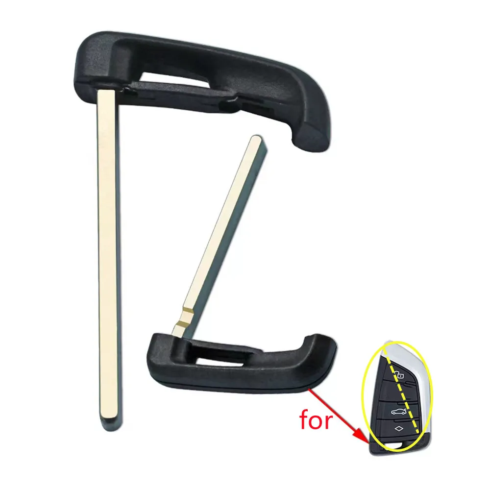 

10 шт./партия автомобильный пульт дистанционного управления умный ключ без ключа вставка Аварийный ключ для BMW CAS4 CAS1 1 2 5 7 серия X1 X5 X6 X5M X6M ключ лезвие