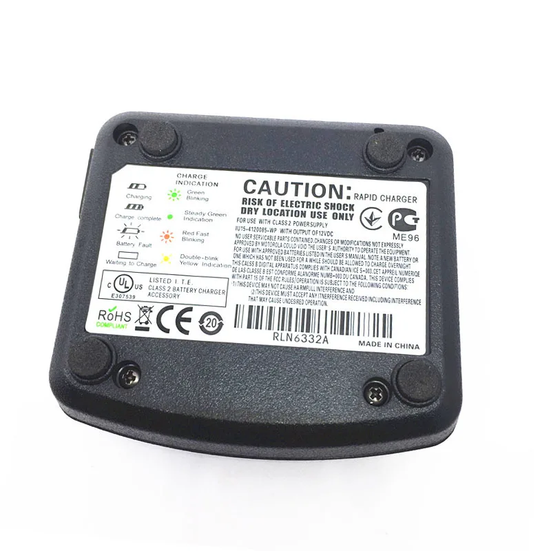 RLN6332 Desktop Battery Charger For Motorola Mag One A10 A12 A9 A10D A12D A9D Two Way Radios Walkie Talkie Battery Charging