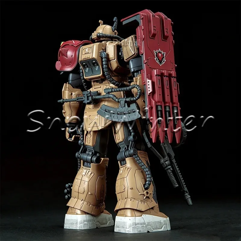 Фото В наличии: Коллекционная сборная модель Bandai 1/144 HG h254 MS-06F ZAKUII F TYPE SOLARI RFV, готовая к отправке. №4