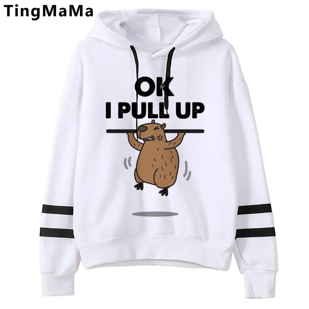 

capibara hoodies men 90s funny harajuku sweat y2k Hood man harajuku Hooded Shirt