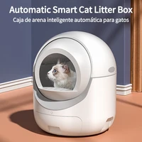 intelligent enclosure cat litter box automatic smart self cleaning pet toilet litter box furniture caja de arena para gatos