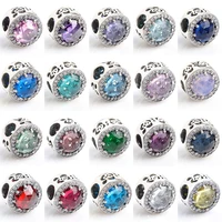 925 sterling silver the heart of the sea crystal beads for original pandora charms women bracelets bangles jewelry