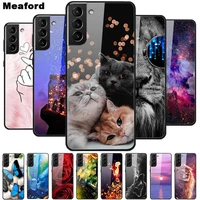 for samsung galaxy s22 ultra 5g case tempered glass case soft bumper hard funda for samsung s22 plus 5g s 22 ultra phone case
