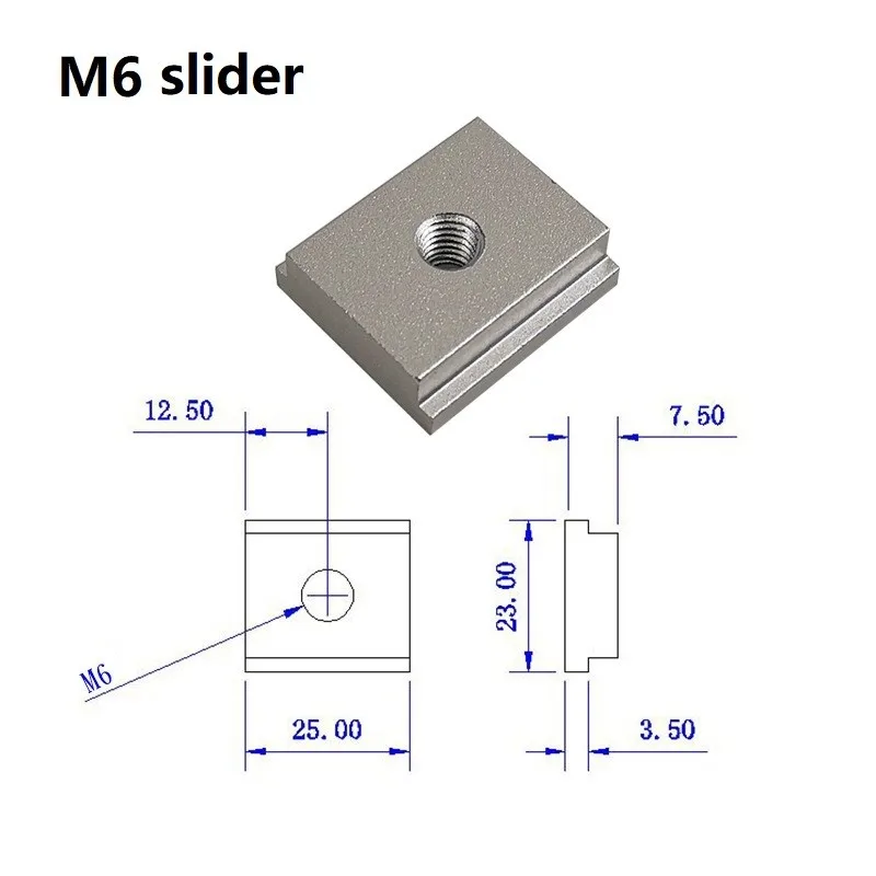 

M6/M8 T-slot Slider T-track Jig Screw Fixture Rail Special Accessories WoodworkingTool Suitable For Sliding Fixtures
