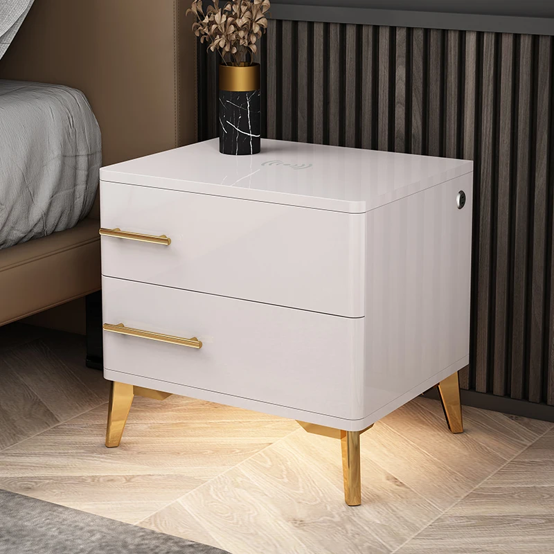 

Роскошные вспомогательные Шкафы для спальни, шкафы с ящиками, умные узкие прикроватные столики, лампа для коридора, консоль Criado Mudo Furniture HY50