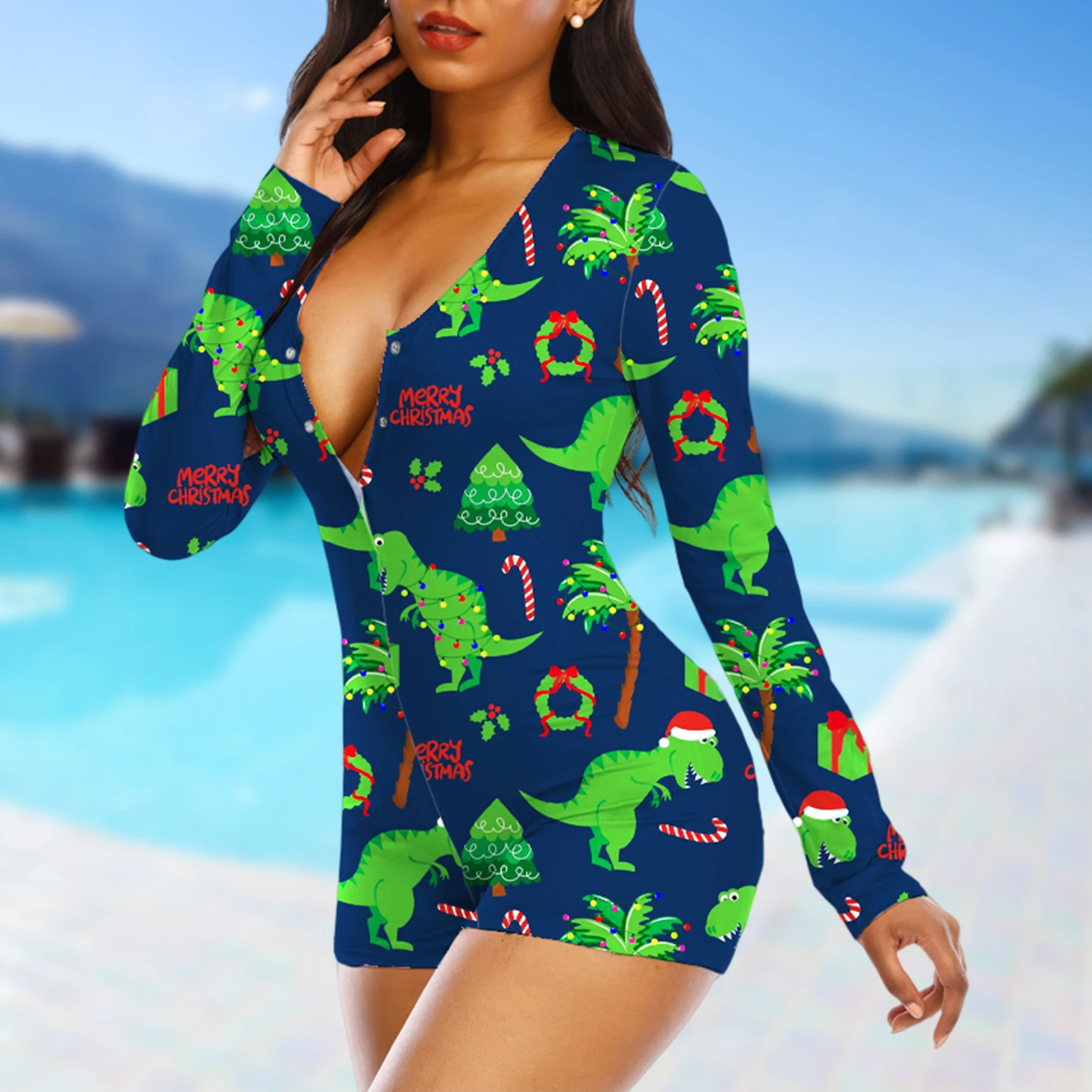 

Ladies Summer Beach Jumpsuits Slim Fit Skinny Short Jumpsuit Elastic U Neck Sexy Style Casual One Piece Overall
