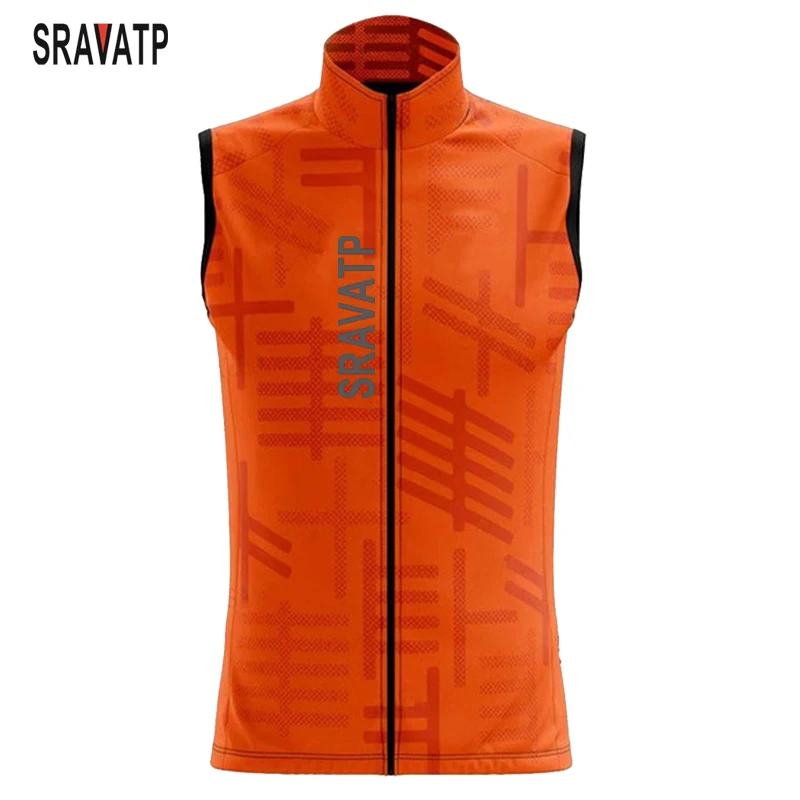 2022 sravatp cycling vest Jersey light men's sleeveless jacket windproof and waterproof outdoor mountain bike vest breathable