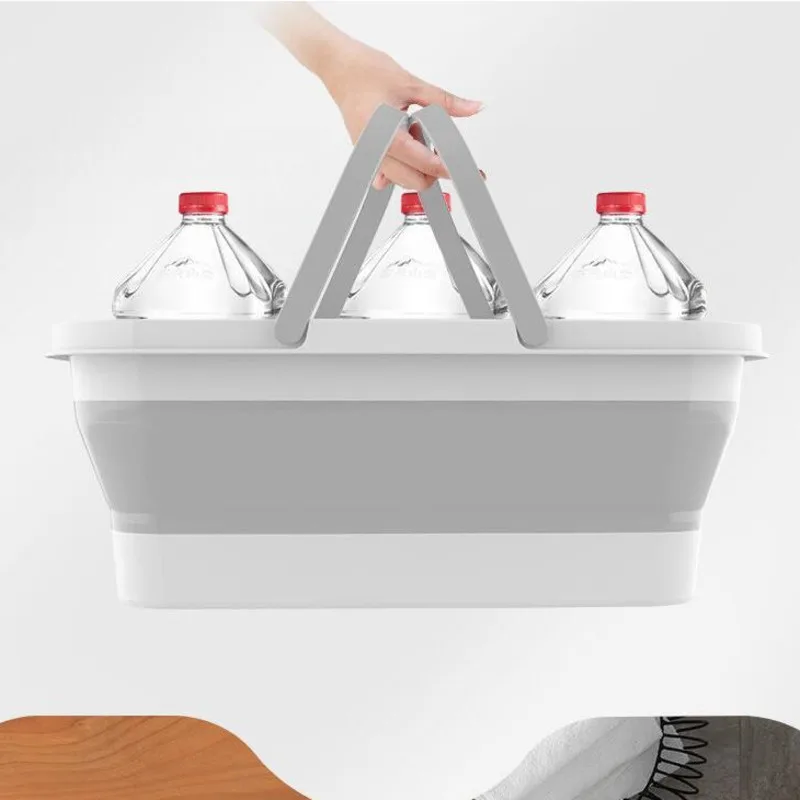 Портативное складное ведро тряпка для раковины туризма походов рыбалки акции