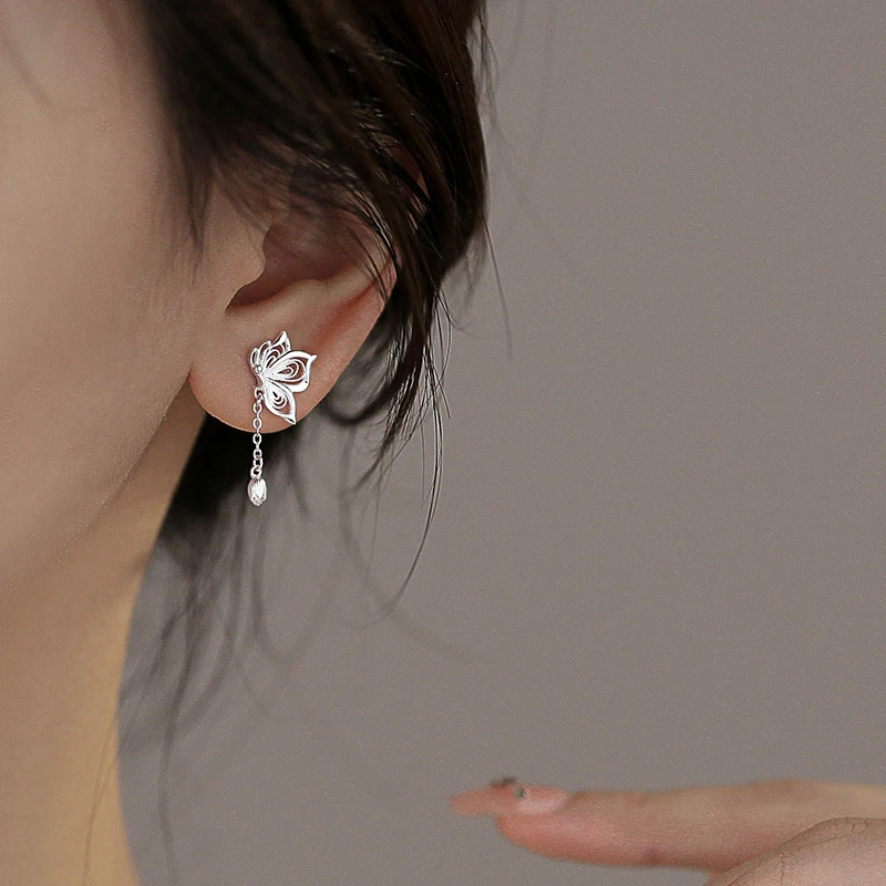 1 пара универсальные полые серьги-гвоздики с винтом-бабочкой для женщин и девушек