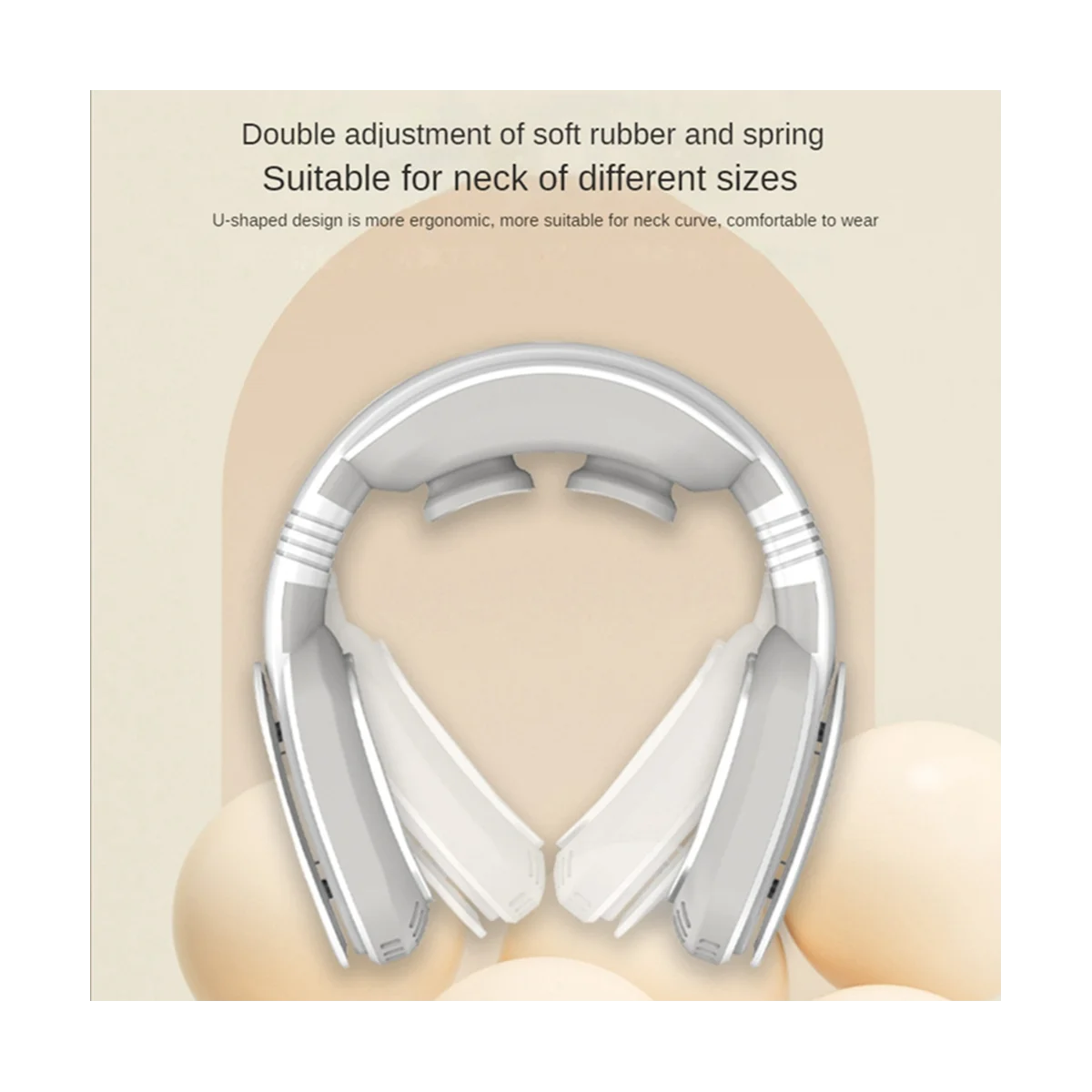 Подвесной шейный вентилятор Кондиционер без листьев с шейным ободом охлаждающий