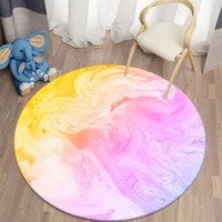 3d round carpets for childrens room galaxy space living room rugs soft flannel floor area rug bedroom mat kitchen rug for home