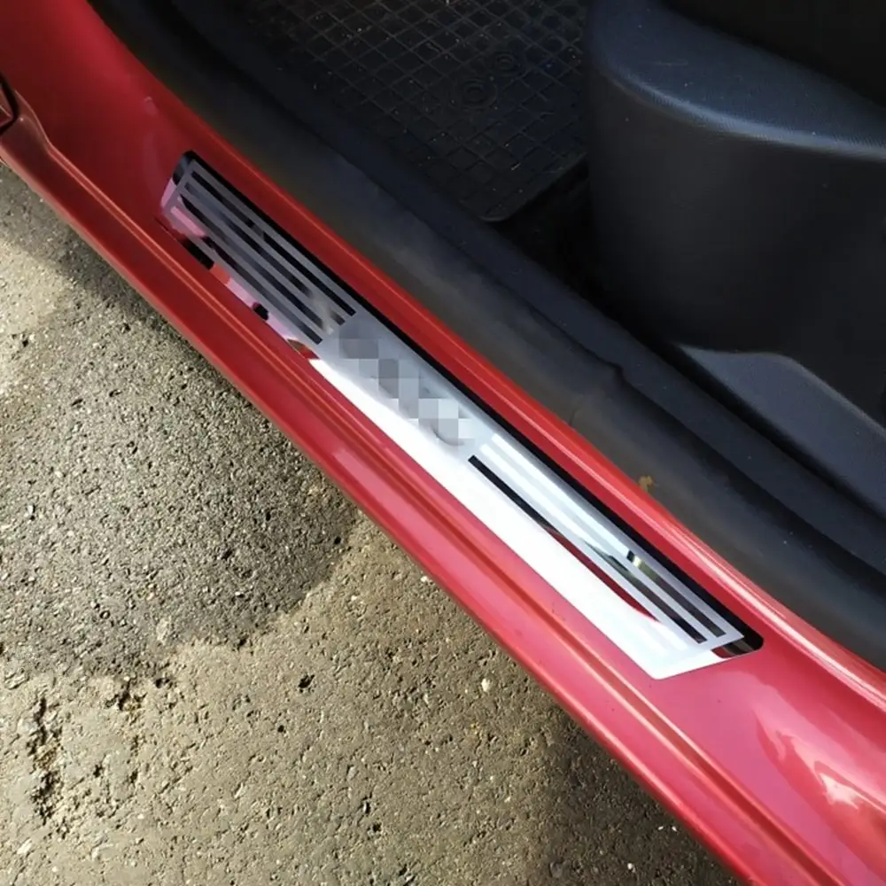 

For Renault CLIO IV CLIO 4 2014-2017 2018 2019 Car Scuff Plate Door Sill Cover Sticker Welcome Pedal Protect Molding Accessories