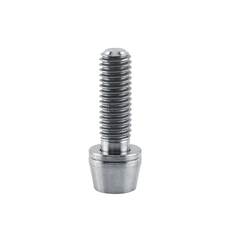 

Titanium Alloy Titanium Tapered Head Screw With Washer For Mountain Bike(silver/M6x16) tapered tapered tapered tapered tapered