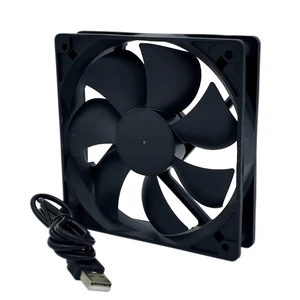 120x120x25mm Fan 12025 5V DC Brushless Computer Cooling Fan 2200RPM USB 2 Pin Dual Ball Bearing PC Computer Case Cooler