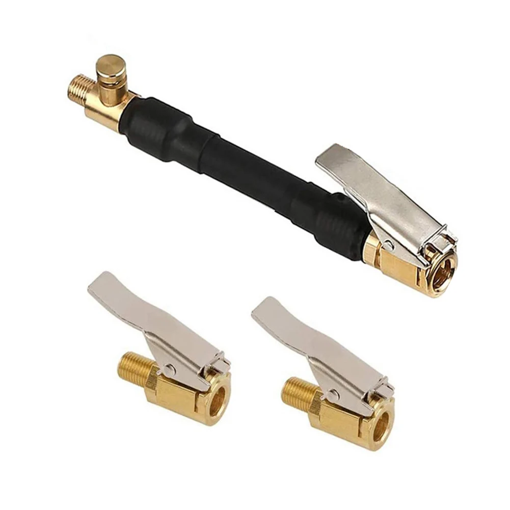 

Шланг для накачивания шин надувной автомобильный адаптер поворотный воздушный насос удлинительная трубка Соединительный Зажимной патрон для велосипеда мотоцикла