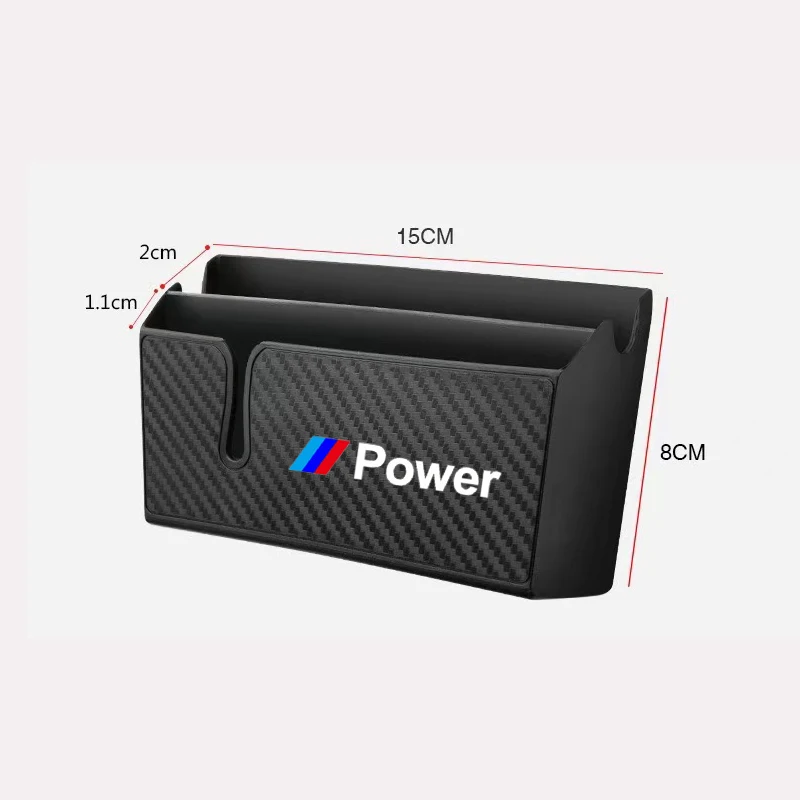 Автомобильный ящик для хранения сумка зарядки органайзер из углеродного волокна
