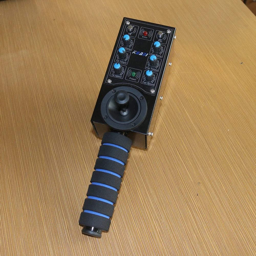 2 axis head camera crane jib remote controller pan tilt control with power adaptor enlarge