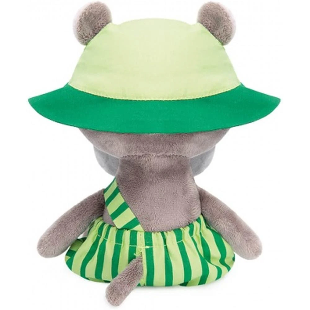 Мягкая игрушка Budi Basa Basik &amp Co Сафарики Бегемотик Бапото в комбинезоне и панамке |