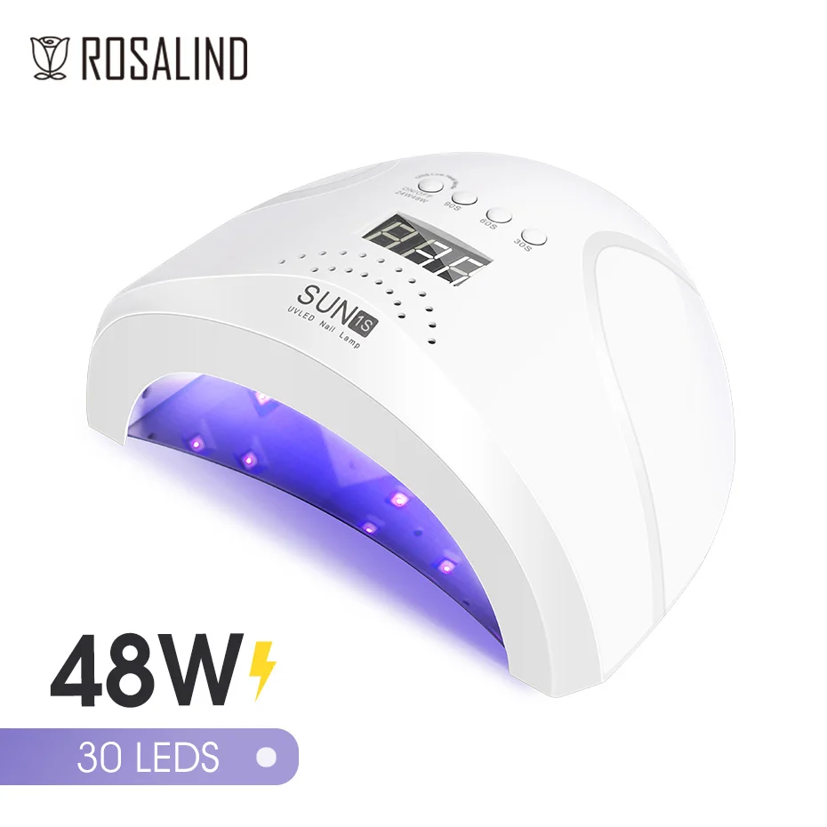 Лампа ROSALIND 36/48/96 Вт для сушки ногтей светодиодсветодиодный УФ-лампа гель-лака с