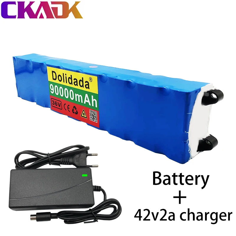 Новый литиевый аккумулятор 36 В 10s3p 90 Ач 18650 250 500 Вт-Вт 42 в подходит для