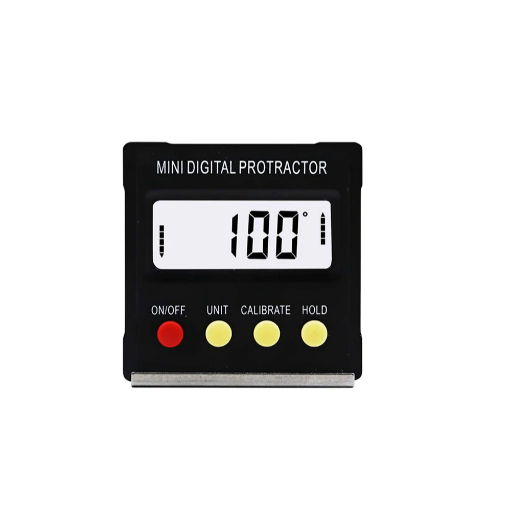

360 Degree Mini Digital Protractor Inclinometer Electronic Level Box Magnetic Base Measuring Tools