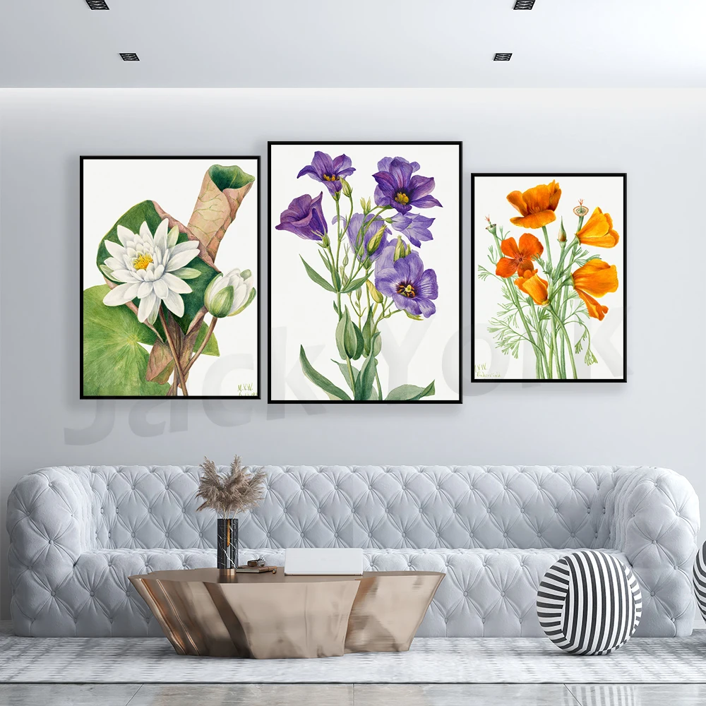 Печать на холсте &quotМак Цветок&quot ReachMani