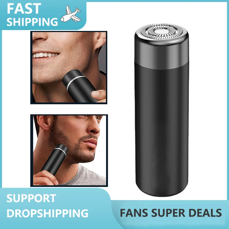 

Mini Portable Men Shaver Waterproof Washable One Blade Shaving Machine Beard Hair Trimmer