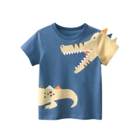 new baby boys girls cotton t shirts kids summer clothes toddler boy cartoon crocodile t shirt tops boutique outfits costumes