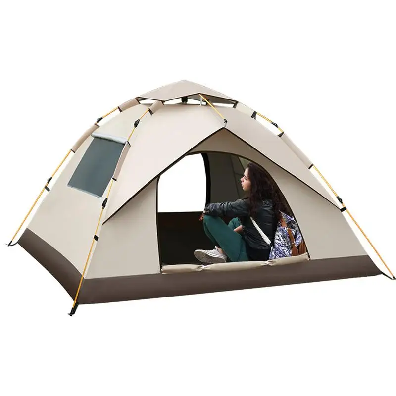 

Family Camping Tent Automatic 4 Seasons Waterproof Family Tent Waterproof Quick-Opening Tent For Camping Picnics BBQ Parties