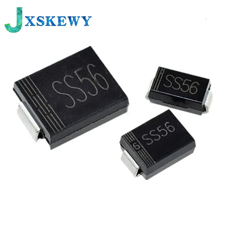 Новый оригинальный диод Шоттки SS56 SMC SMB SMA SK56 SMD SS560 5A 60 в, 20 шт.