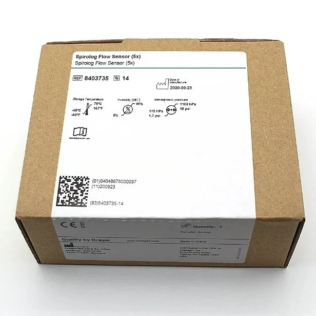 5 шт. Новые датчики потока Spirolog для Dräger Savina  Savina300 8403735 (art.: 3920da0c9cfc3) - 3920da0c9cfc3