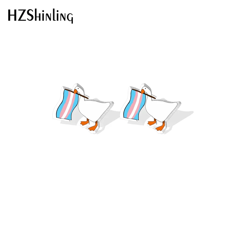 2023 мультяшный флаг с гусиной гордостью акриловая искусственная эпоксидная смола