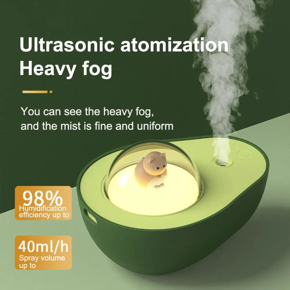 

Night Light Humidifier Table Model Mute Atmosphere Light Portable Small Home Appliances Humidifier Atomizer Large Fog Volume Abs