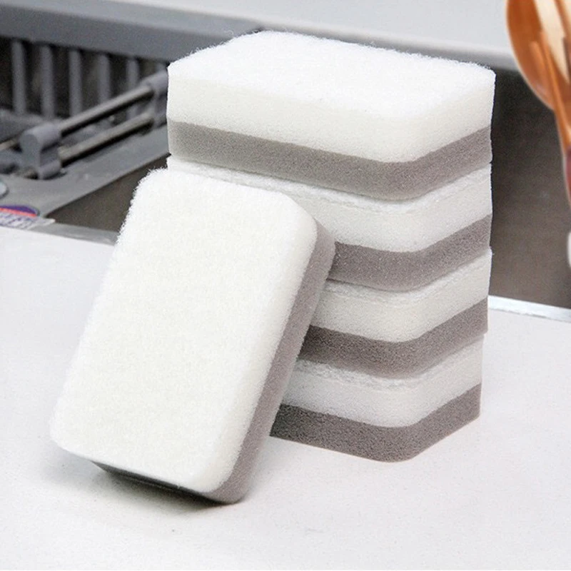

Dish Cloth Cleaning Tools Sponge Pot Rust Stains Scouring Pad Sponge RagsFor kitchen convenience Household gadgets 5/10pcs/Lot