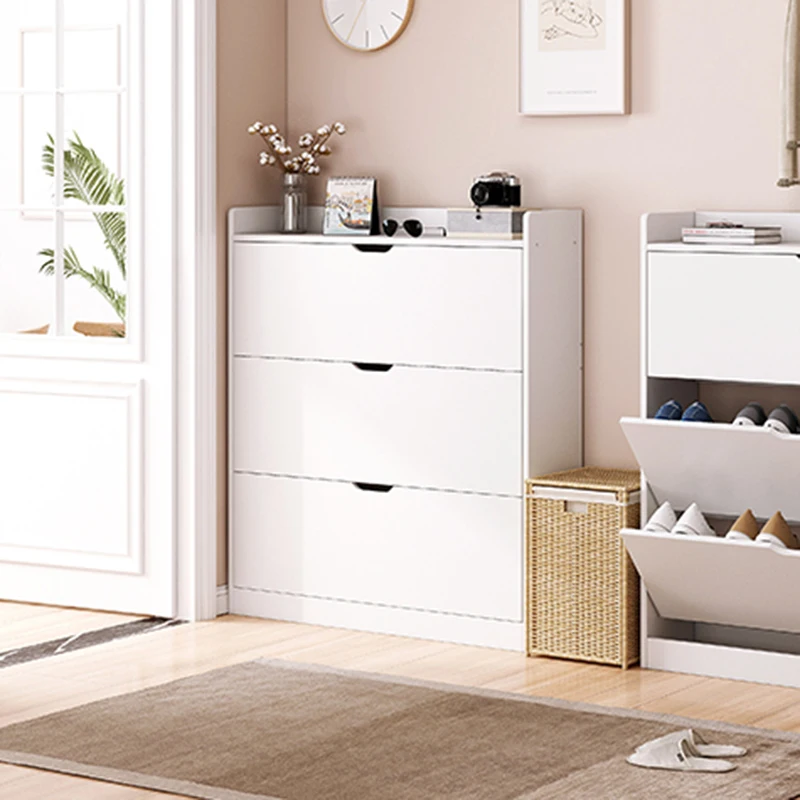 

Wood Stand Shoe Cabinets Closet Display Modern Luxury Storage Mobile Shoe Cabinets Mobile Scarpiera Salvaspazio House Furniture