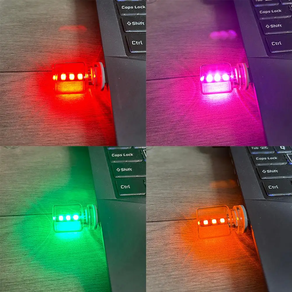 Портативная мини-лампа для чтения USB 5 В 3 светодиода