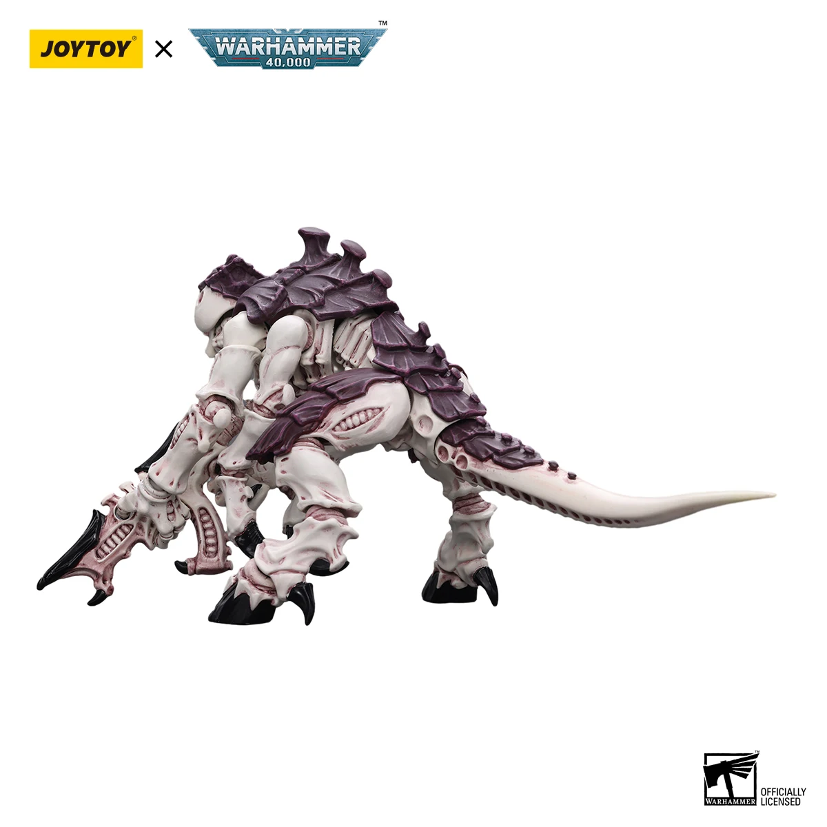 Фото JOYTOY Warhammer40K 1/18 Фигурка Tyranids Улей Флот Левиафан Термагант с фигурками Fleshborer Игрушки №2