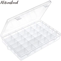 2436 grids plastic organizer box craft organizer storage with adjustable dividers bead box fishing tackles box jewelry box